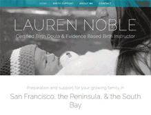 Tablet Screenshot of nobledoula.com